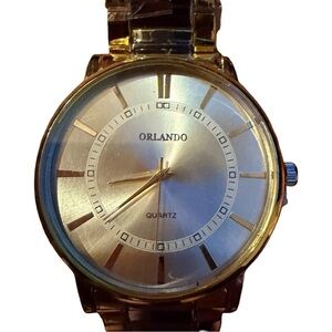 Orlando Gold and Silver‎ Men's Quartz Watch